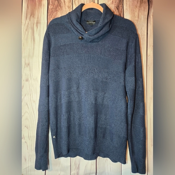 Geoffrey Beene Midnight Blue Mens Sweater Size Large - Picture 1 of 8